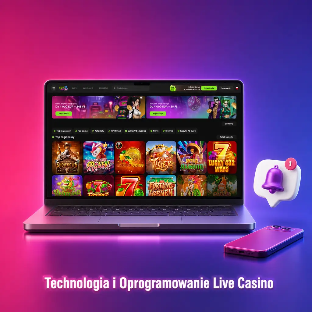 Technologia GCU i OCR w live casino – streaming kart, ruletki i kości w czasie rzeczywistym