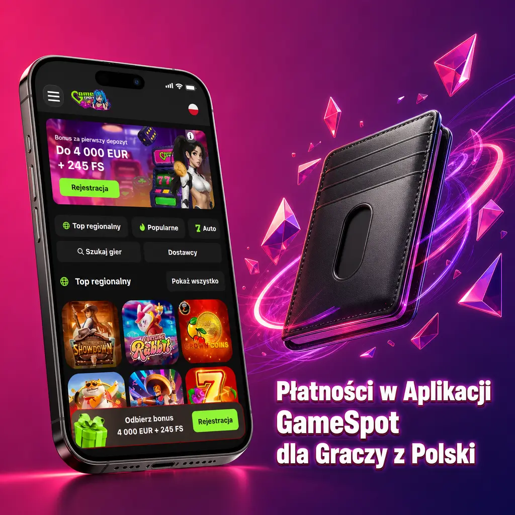 Metody płatności w aplikacji GameSpot dla graczy z Polski: BLIK, Visa, Mastercard, kryptowaluty i więcej