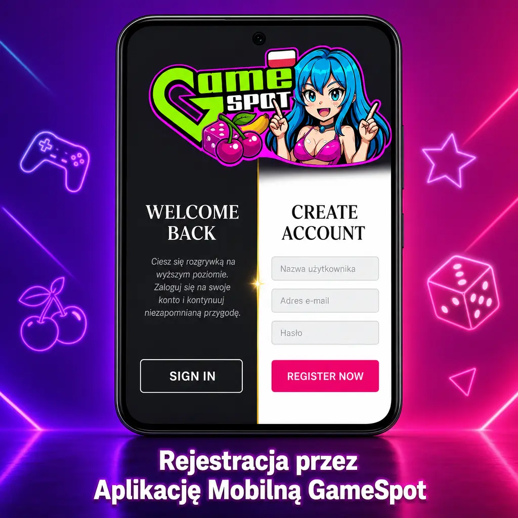Rejestracja w aplikacji mobilnej GameSpot na Android i iOS – formularz zapisu i bonus powitalny